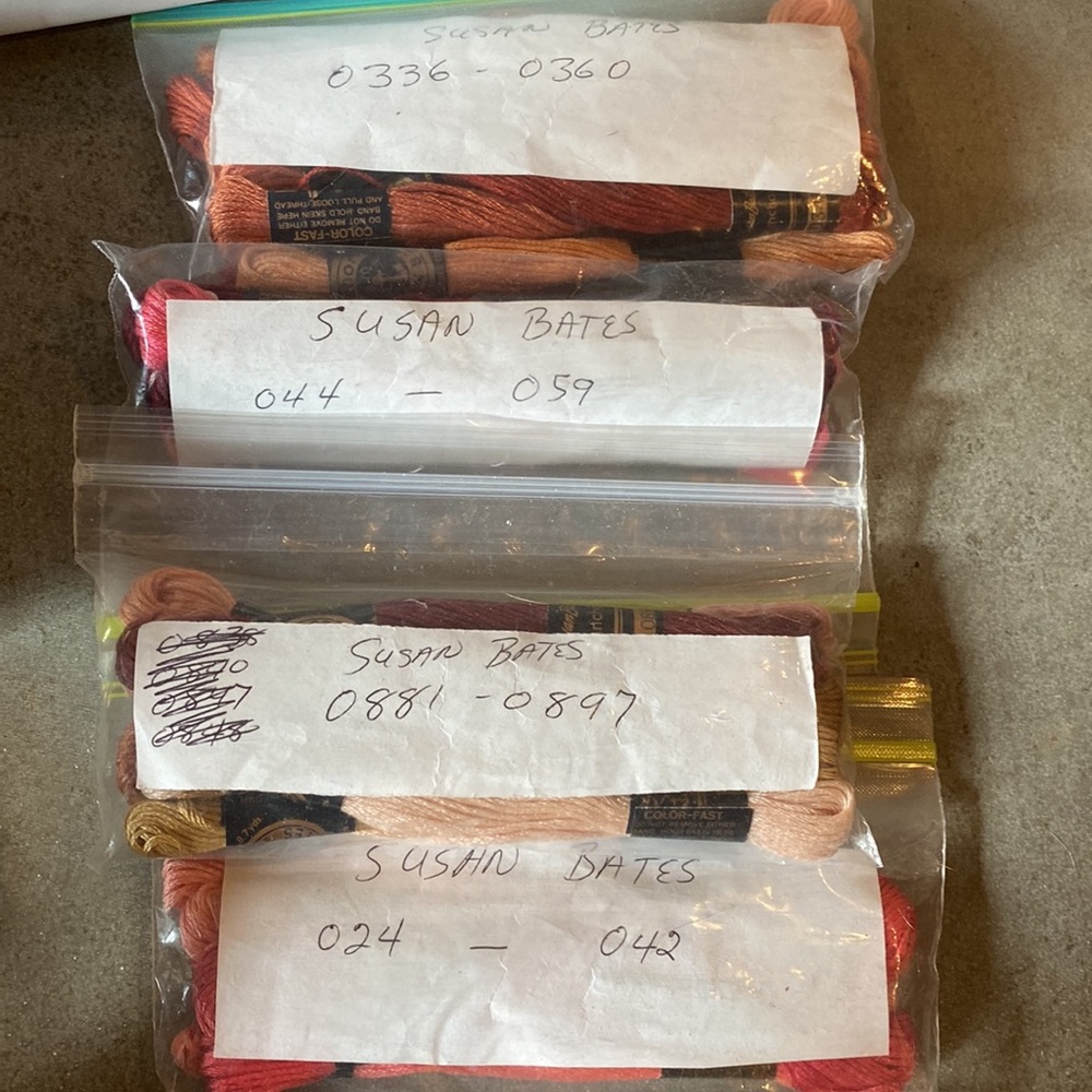 Susan Bates Embroidery Thread Large Lot / Bundle - Picture 2 of 5